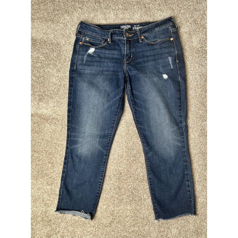 Levi’s Denizen Capris Women’s Size 7 Dark Wash Jean Y2K Grunge Streetwear Preppy